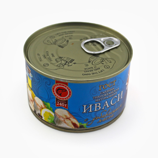 Сардина ДОНСКАЯ КУХНЯ тихоокеанская 240 гр ж/б